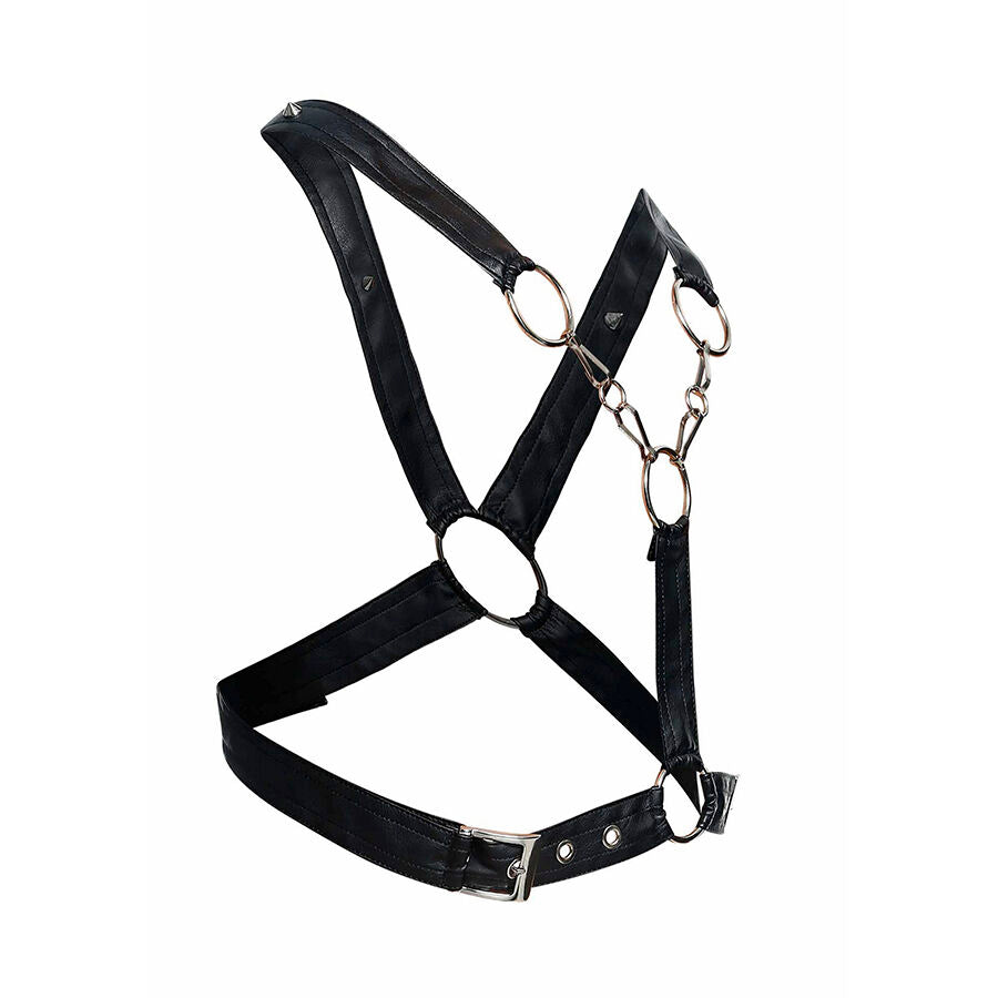 MOB - DNGEON CROSSED BLACK CHAIN ​​HARNESS ONE SIZE