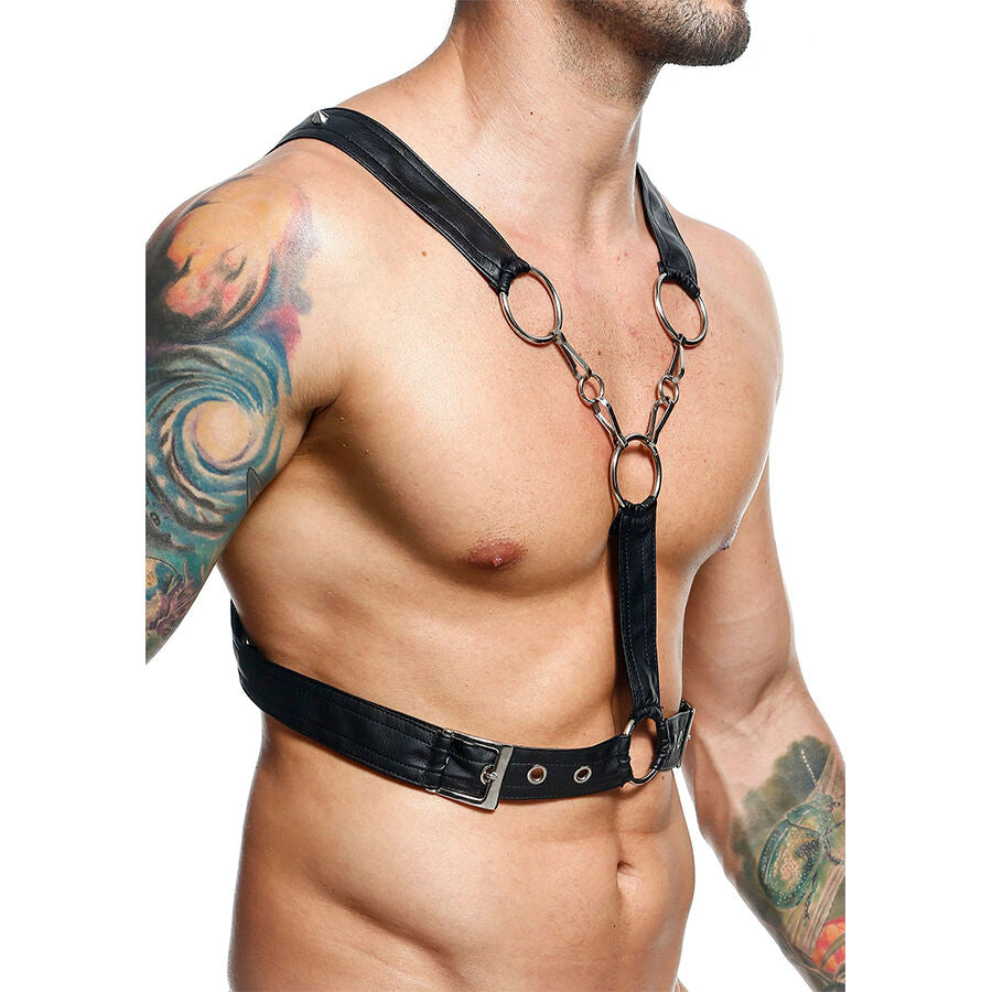MOB - DNGEON CROSSED BLACK CHAIN ​​HARNESS ONE SIZE