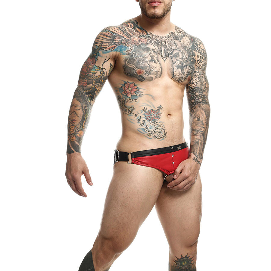 MOB - DNGEON JOCKSTRAP RED PENIS RING ONE SIZE