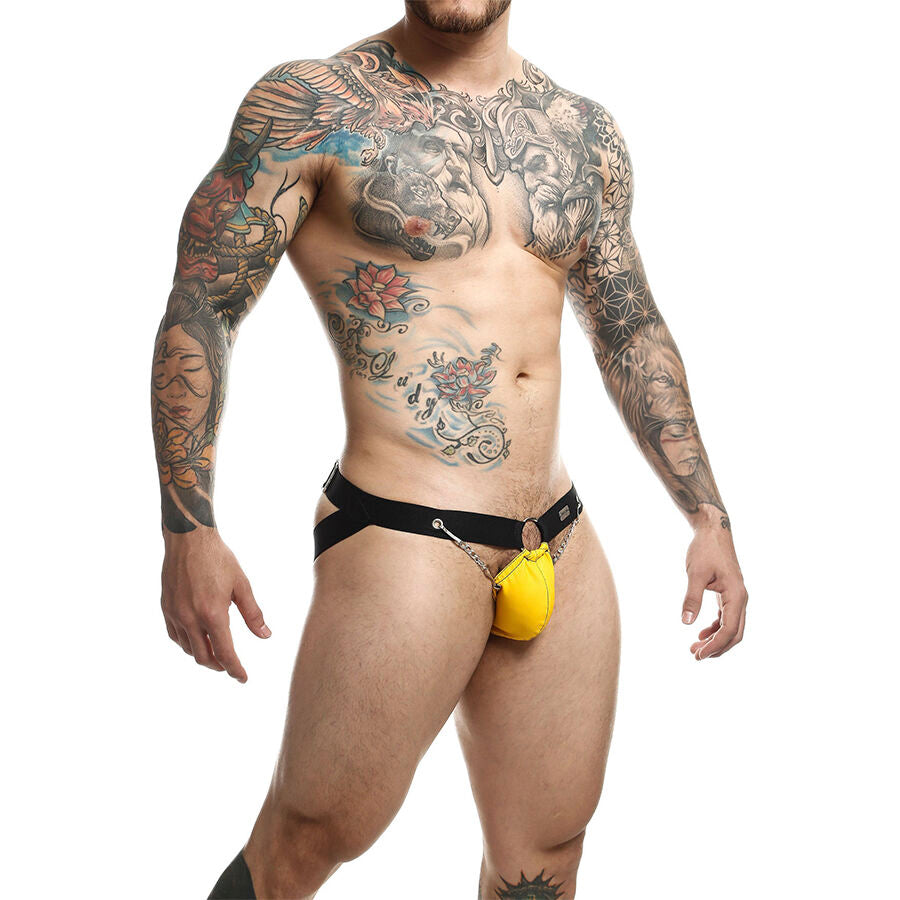 MOB - DNGEON YELLOW JOCKSTRAP WITH CHAINS, ONE SIZE