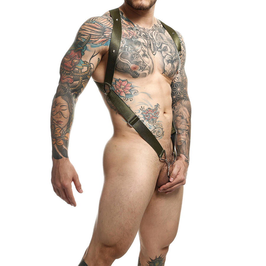 MOB - CROSS-BACK HARNESS DNGEON GREEN ONE SIZE