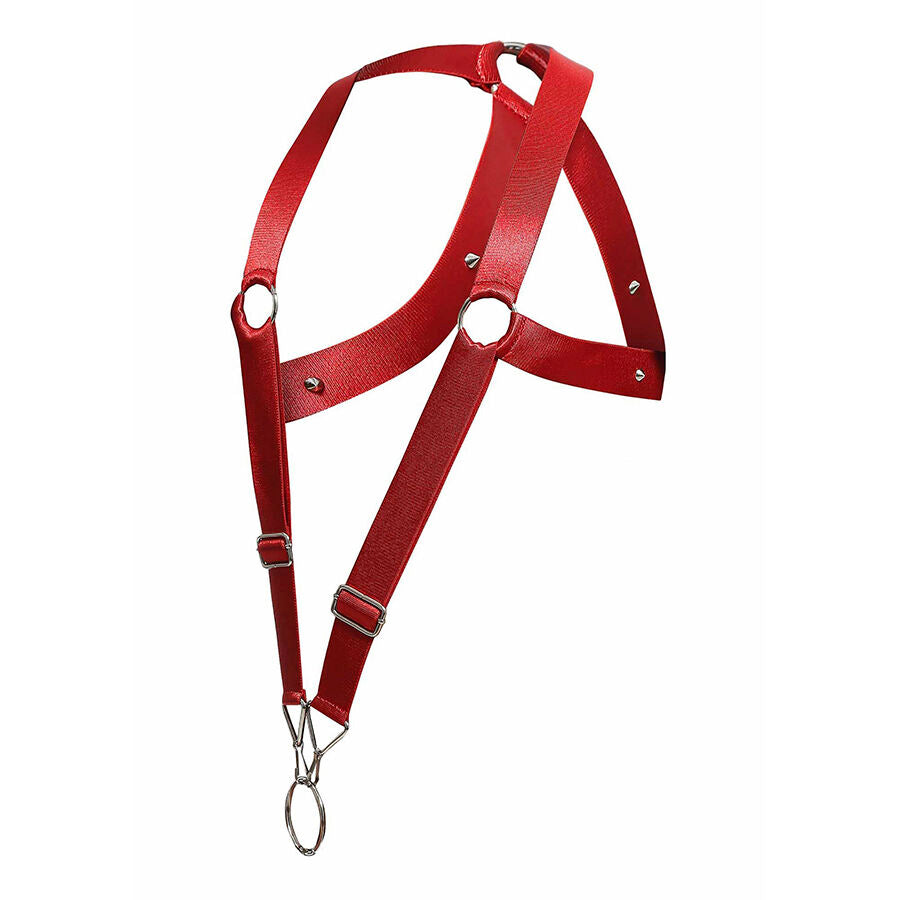 MOB - CROSS-BACK HARNESS DNGEON RED ONE SIZE