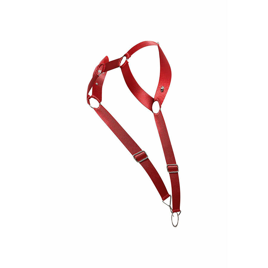 MOB - RED STRAIGHT BACK HARNESS DNGEON ONE SIZE