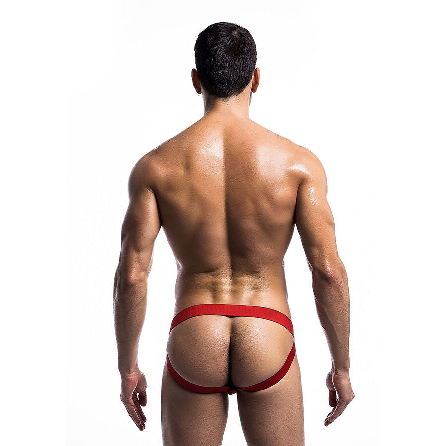 MOB - RED FETISH JOCKSTRAP SWIMSUIT SIZE L