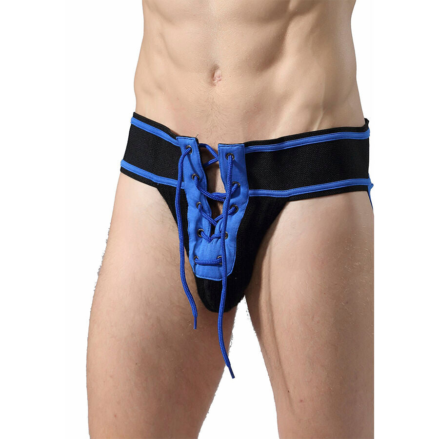 MOB - JOCKSTRAP FETISH FOOTBALL BLUE SIZE L