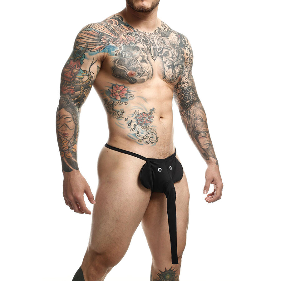 MOB - BLACK ELEPHANT THONG ONE SIZE