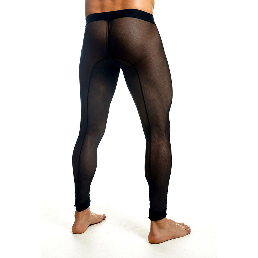 MOB - Sheer Black Tights Size L