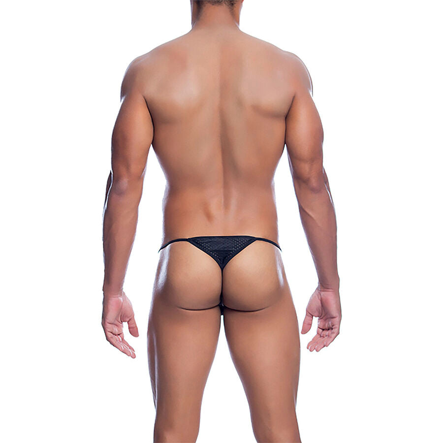 MOB - BLACK MICROFIBER V-SHAPED THONG SIZE L/XL