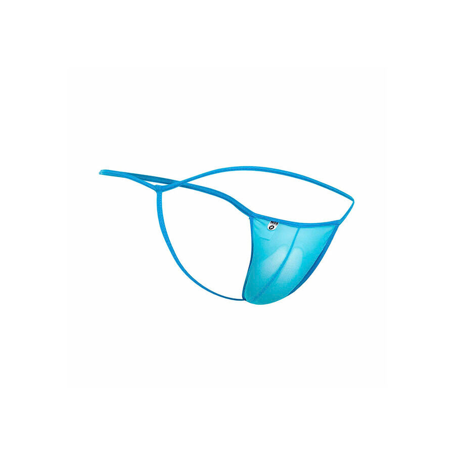MOB - Transparent T-string, Aqua, Size L/XL