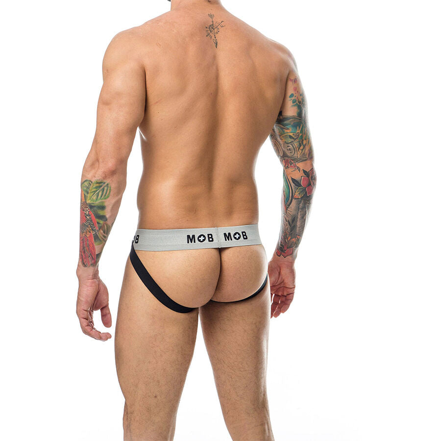 MOB - WHITE JOCK WITH CLASSIC STRIPES SIZE L