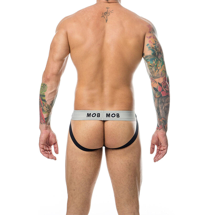 MOB - WHITE JOCK WITH CLASSIC STRIPES SIZE L