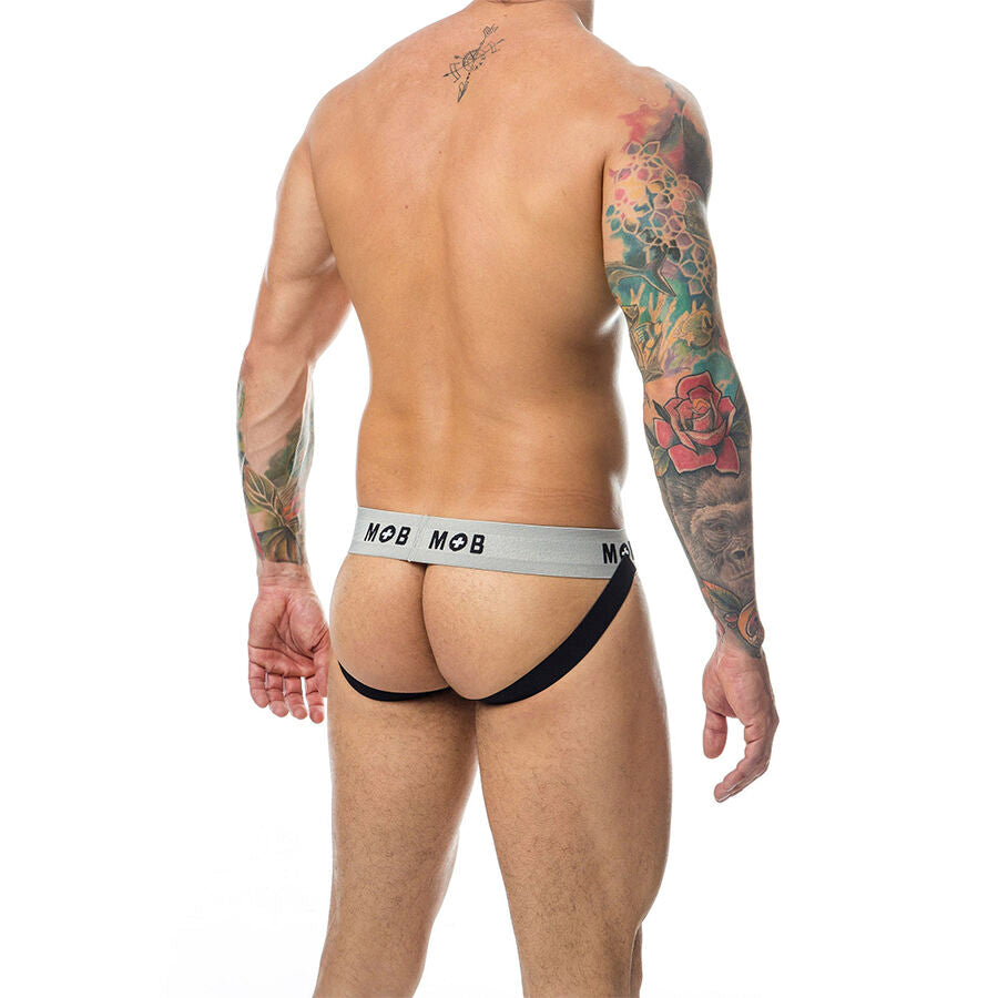 MOB - WHITE JOCK WITH CLASSIC STRIPES SIZE L