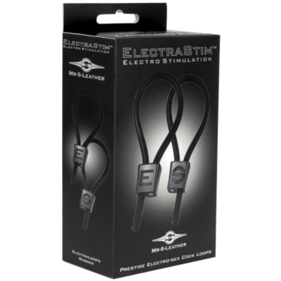 ELECTRASTIM - PRESTIGE ELECTRA LOOPS ADJUSTABLE BLACK PENIS RINGS