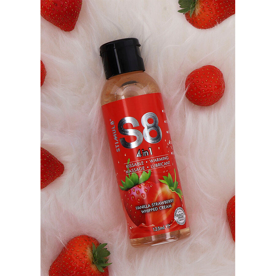 STIMUL8 - S8 4-IN-1 STRAWBERRY DESSERT LUBRICANT 125 ML