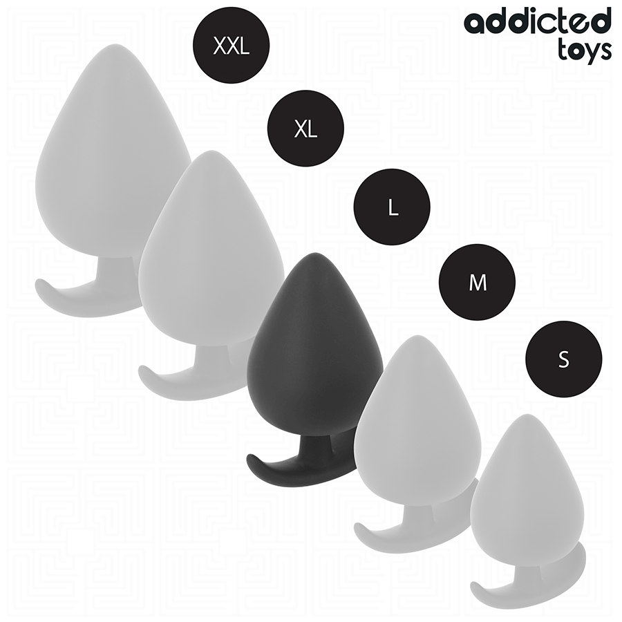 Plug Anal Silicone 5 Tailles Progressives - Addicted Toys