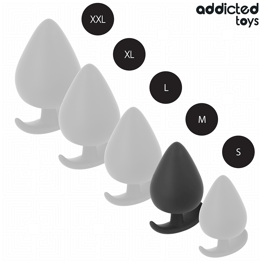 Plug Anal Silicone 5 Tailles Progressives - Addicted Toys