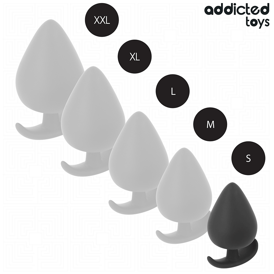 Plug Anal Silicone 5 Tailles Progressives - Addicted Toys