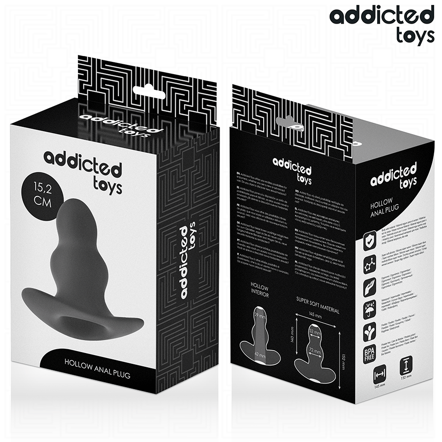 ADDICTED TOYS - HOLLOW ANAL PLUG SIZE XXL 15.2 CM