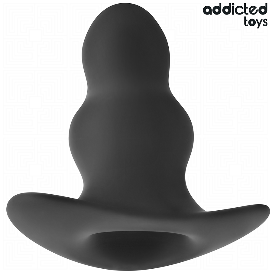 Plug Tunnel Anal Double Renflement Silicone 5 Tailles - Addicted Toys