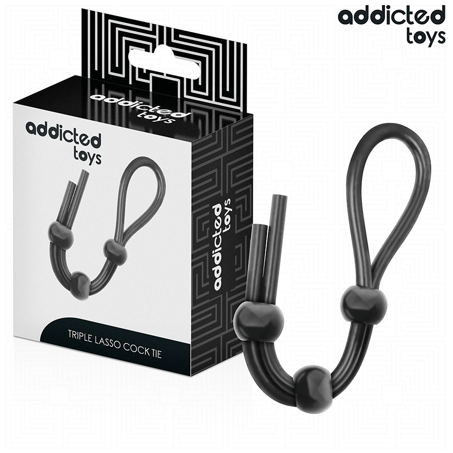ADDICTED TOYS - TRIPLE LOOP SILICONE PENIS ROPE