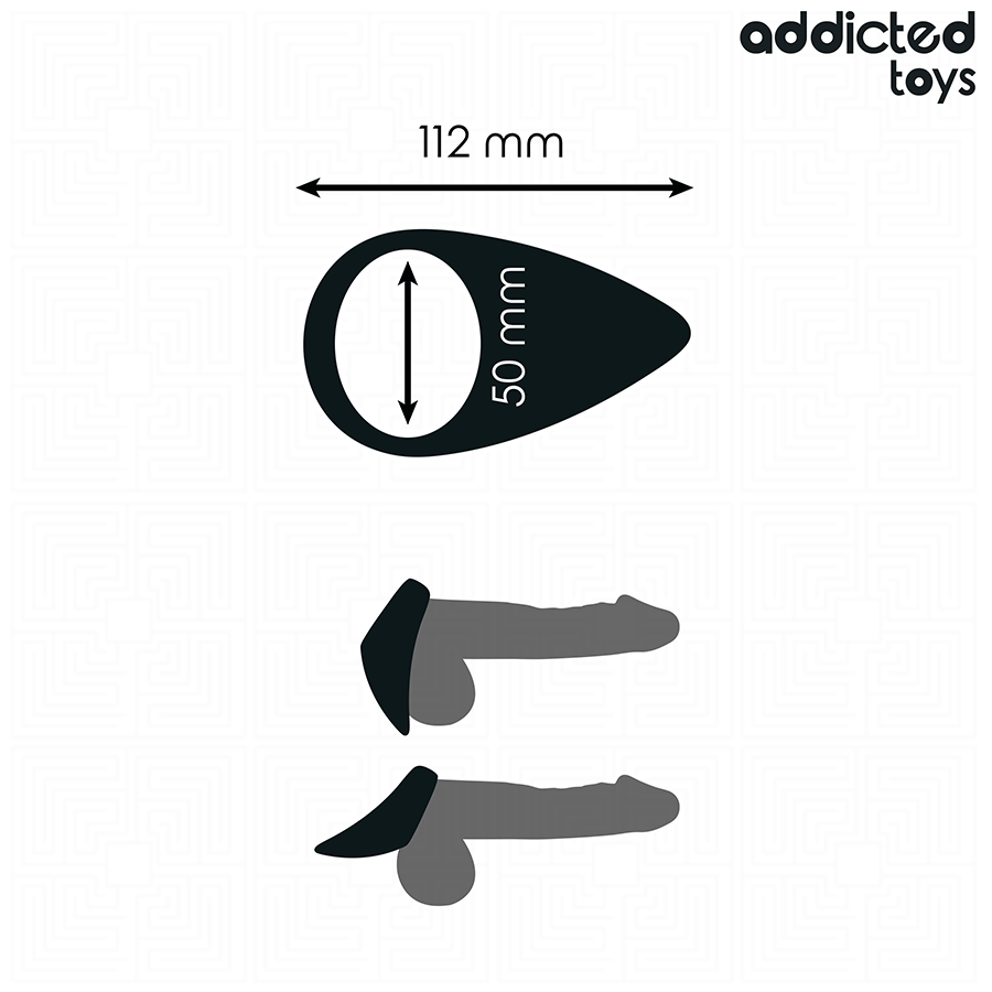 ADDICTED TOYS - TEAR-SHAPED PENIS RING
