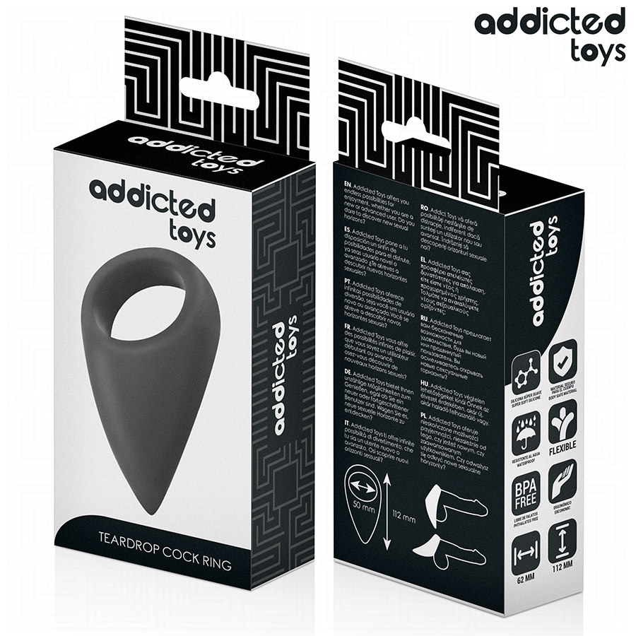 ADDICTED TOYS - TEAR-SHAPED PENIS RING