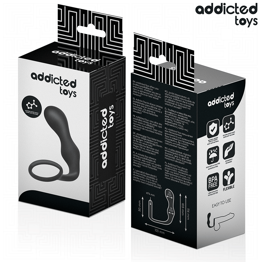 ADDICTED TOYS - ANAL PLUG WITH RING MODEL 3