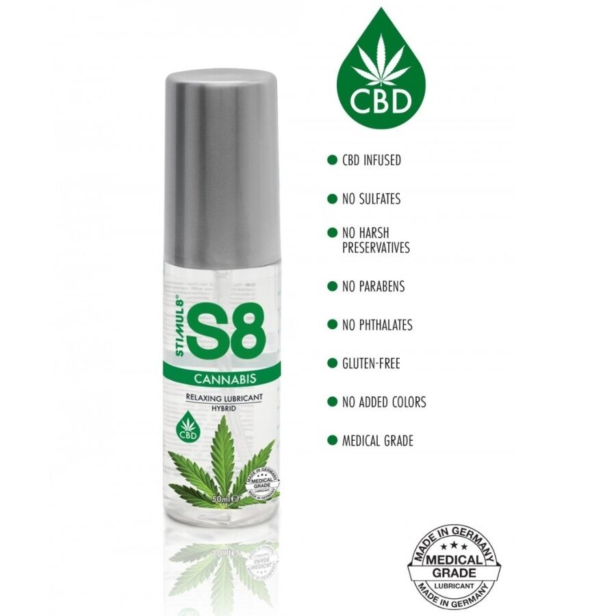 STIMUL8 - S8 Cannabis Hybrid Lubricant 50ml