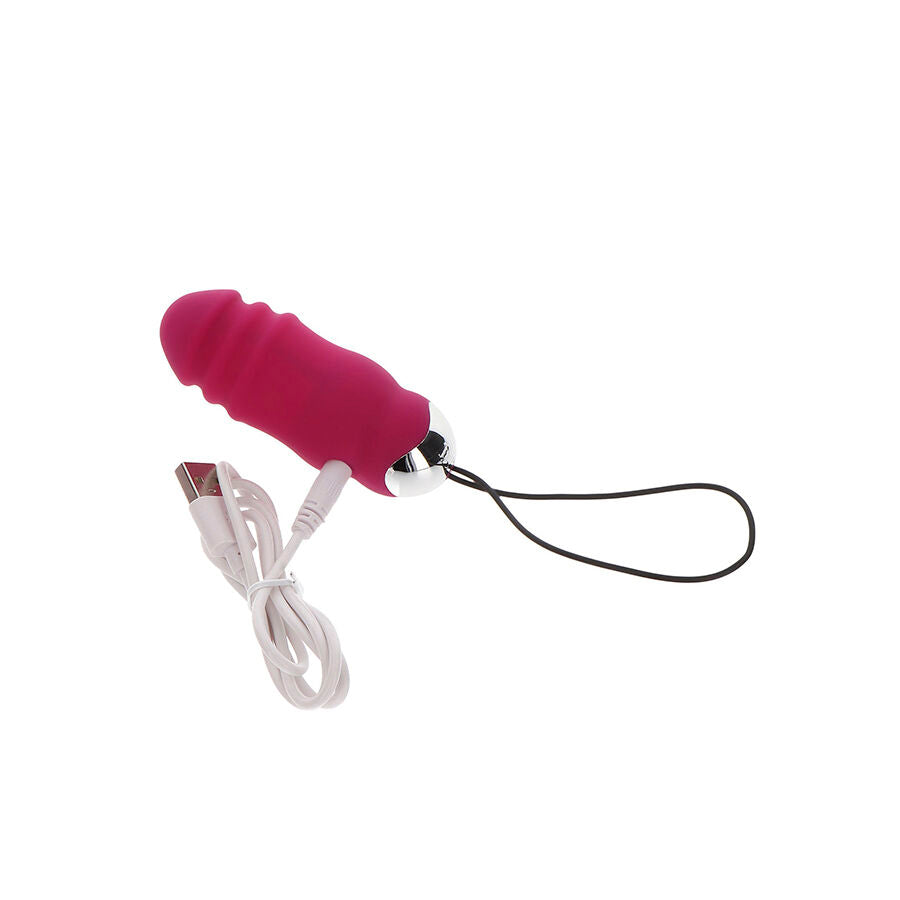 TOYJOY - HAPPINESS SUNN SIDE UP AND DOWN VIBRATOR FUCHSIA REMOTE CONTROL