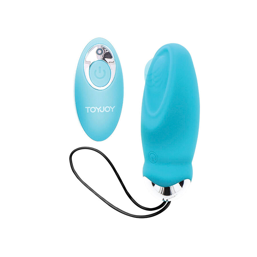 TOYJOY - HAPPINESS I'M SO EGGCITED BLUE REMOTE CONTROL VIBRATOR