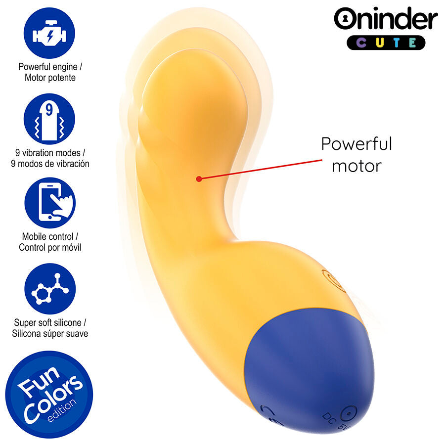 ONINDER CUTE - LOVE BUDDY MASTER G-SPOT VIBRATOR - FREE GLOBAL APP