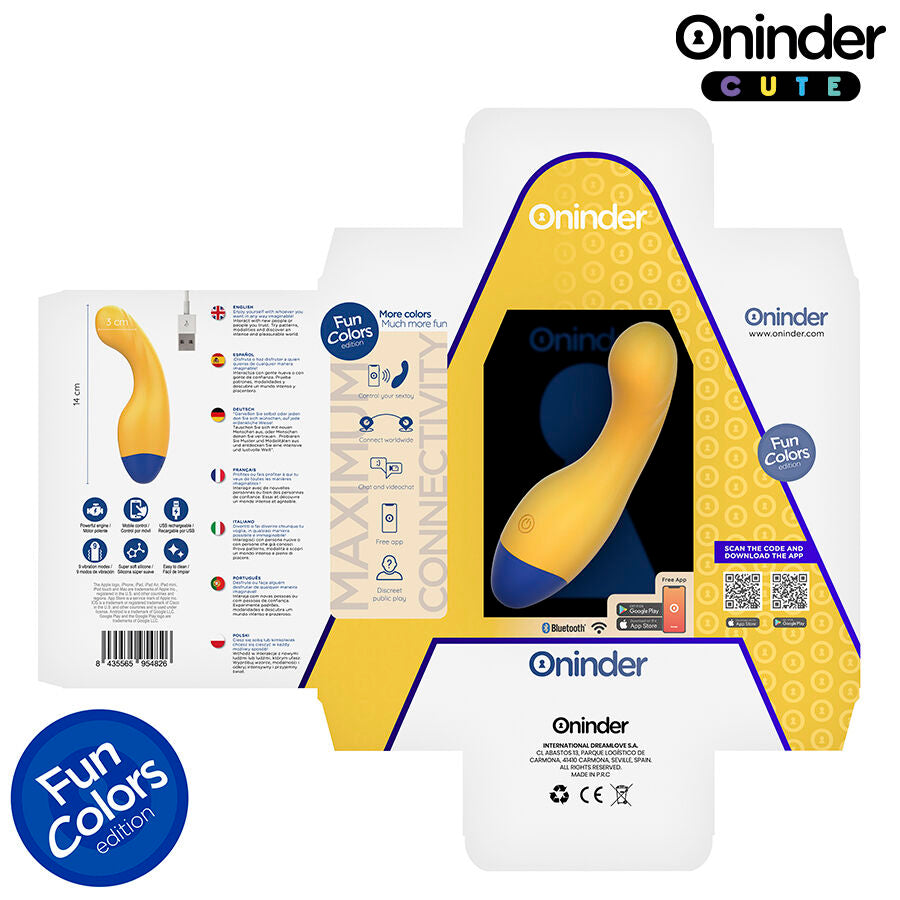 ONINDER CUTE - LOVE BUDDY MASTER G-SPOT VIBRATOR - FREE GLOBAL APP