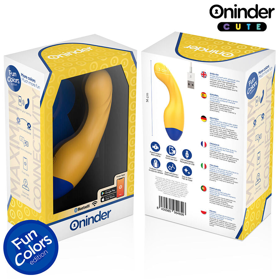 ONINDER CUTE - LOVE BUDDY MASTER G-SPOT VIBRATOR - FREE GLOBAL APP