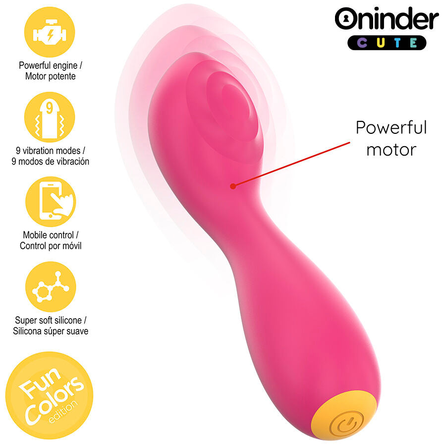 ONINDER CUTE - LOVE BUDDY MASTER G-SPOT VIBRATOR - FREE GLOBAL APP