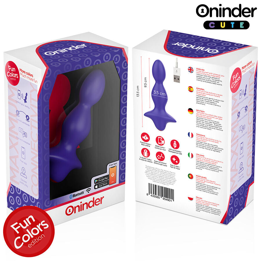 ONINDER CUTE - VIBRATING ANAL DILATOR LOVE BUTT - FREE GLOBAL APP