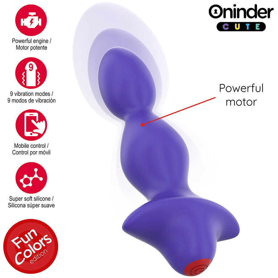 ONINDER CUTE - VIBRATING ANAL DILATOR LOVE BUTT - FREE GLOBAL APP