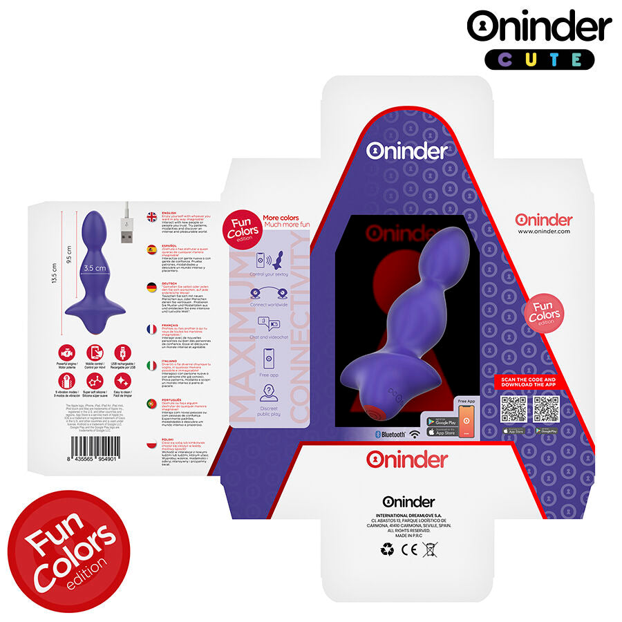 ONINDER CUTE - VIBRATING ANAL DILATOR LOVE BUTT - FREE GLOBAL APP