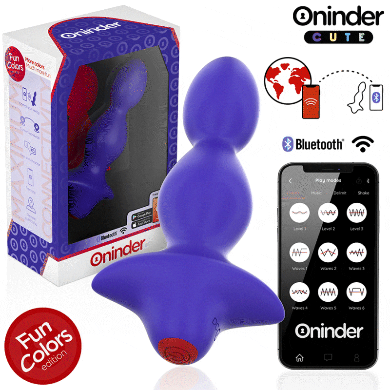 ONINDER CUTE - VIBRATING ANAL DILATOR LOVE BUTT - FREE GLOBAL APP