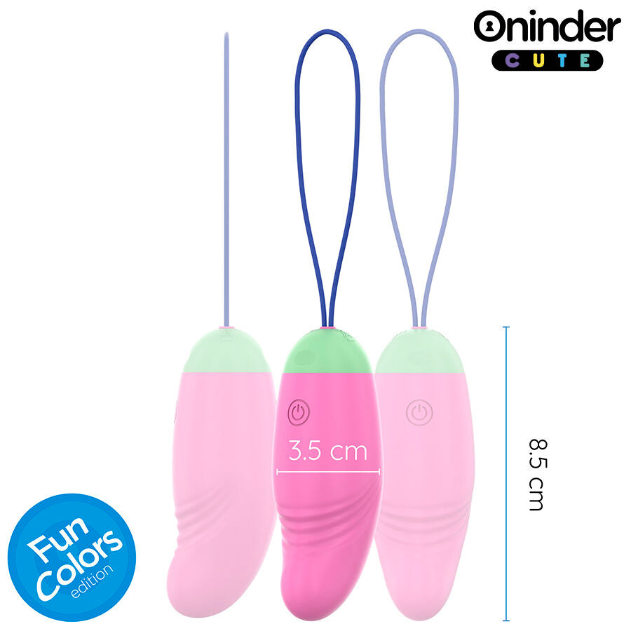 ONINDER CUTE - 360° VIBRATING AND ROTATING SILICONE EGG - FREE WORLDWIDE APPLICATION