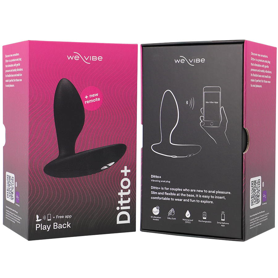 WE-VIBE - MASSEUR DE PROSTATE VECTOR+ NOIR