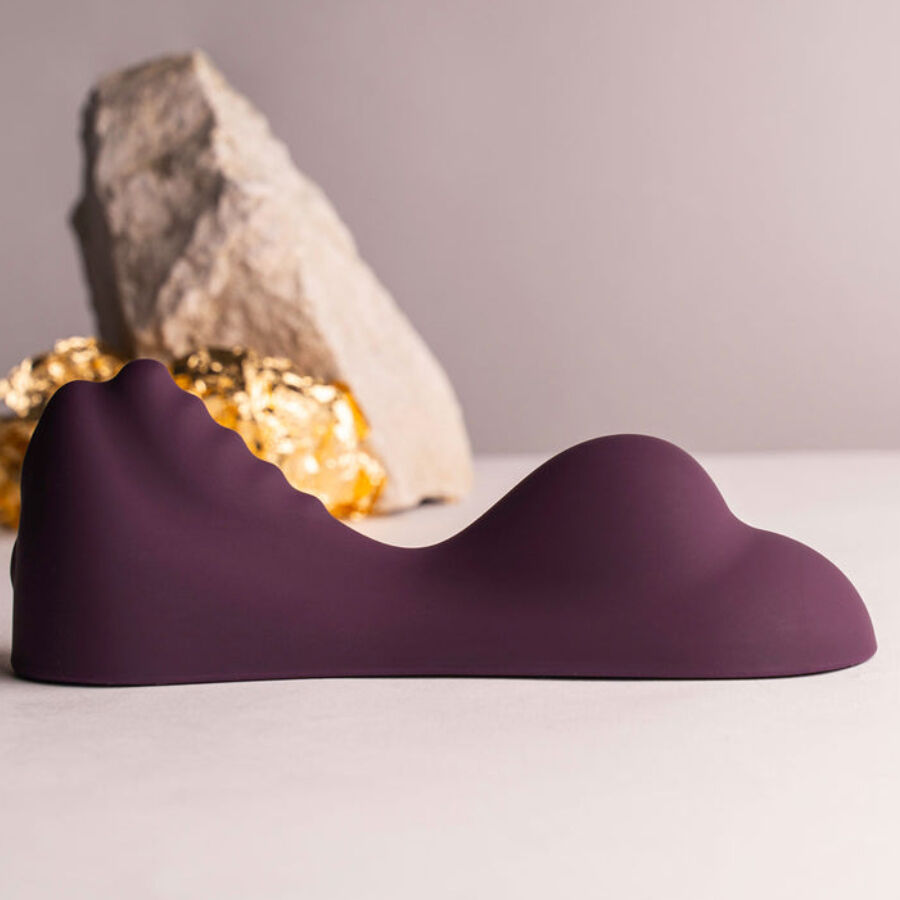 ROCKS-OFF - RUBY GLOW PURPLE SEATED VIBRATOR