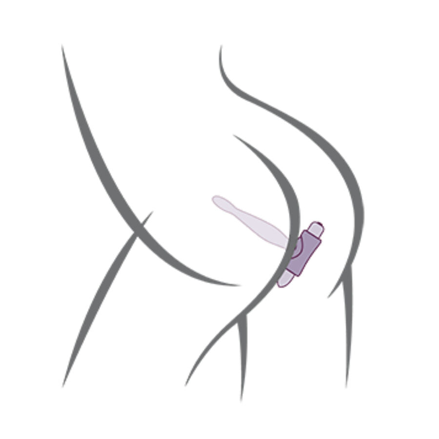 ROCKS-OFF - PETITE SENSATIONS TEAZER VIBRATOR ANAL PLUG PURPLE