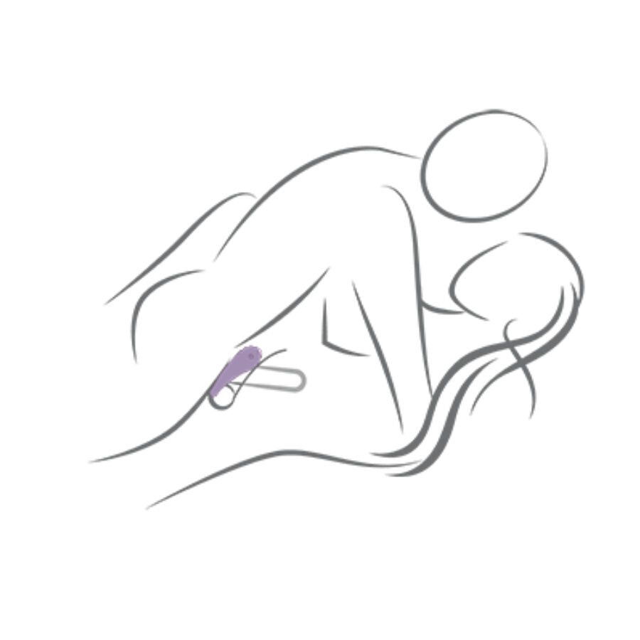 ROCKS-OFF - VIBRATING PENIS RING SPIRE BLACK