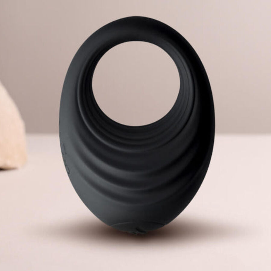 ROCKS-OFF - VIBRATING PENIS RING SPIRE BLACK