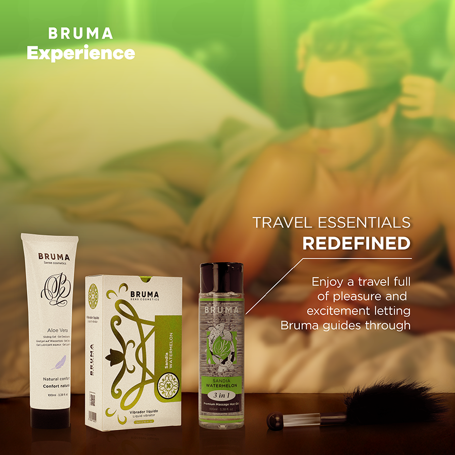 BRUMA XPERIENCE - WATERMELON VIBRATORY ORGASMIC SOFT TEMPTATION KIT