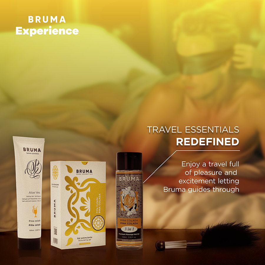 BRUMA XPERIENCE - TEMPTATION PACK: SWEET PINA COLADA WITH ORGASM ENHANCER