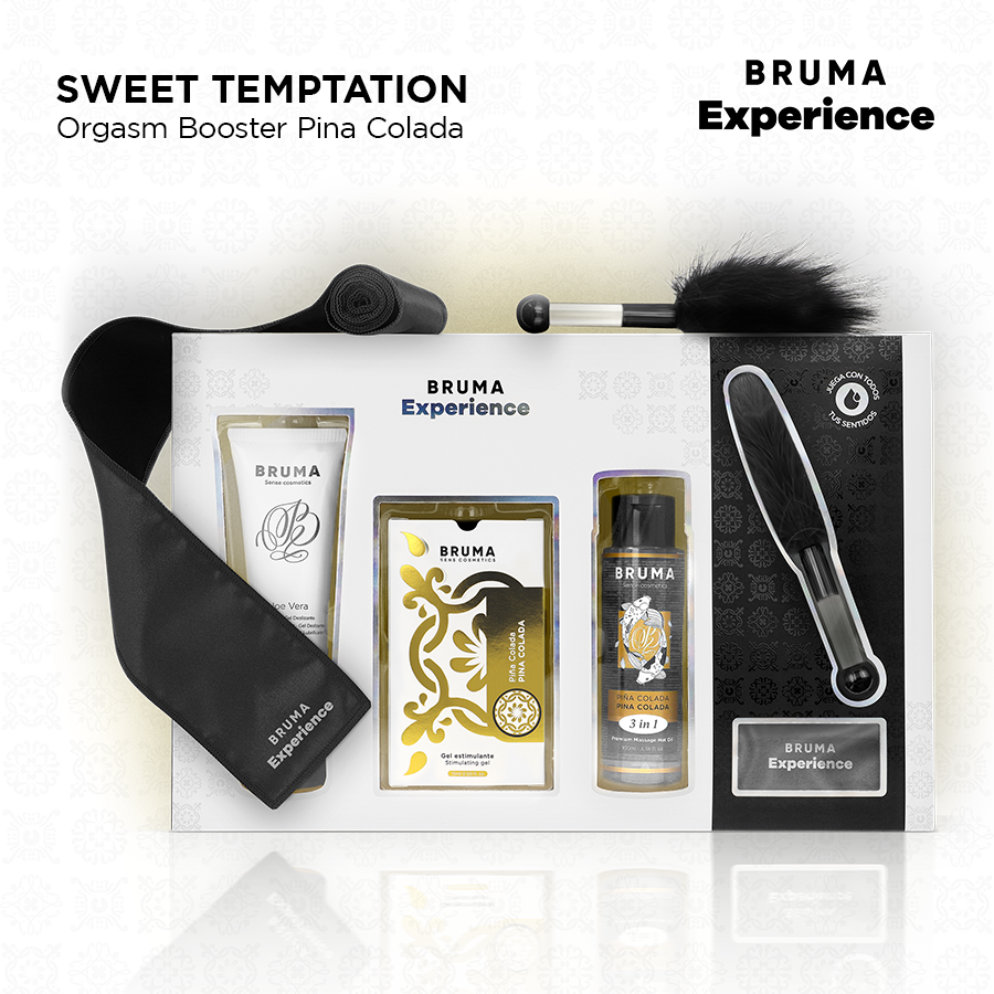 BRUMA XPERIENCE - TEMPTATION PACK: SWEET PINA COLADA WITH ORGASM ENHANCER