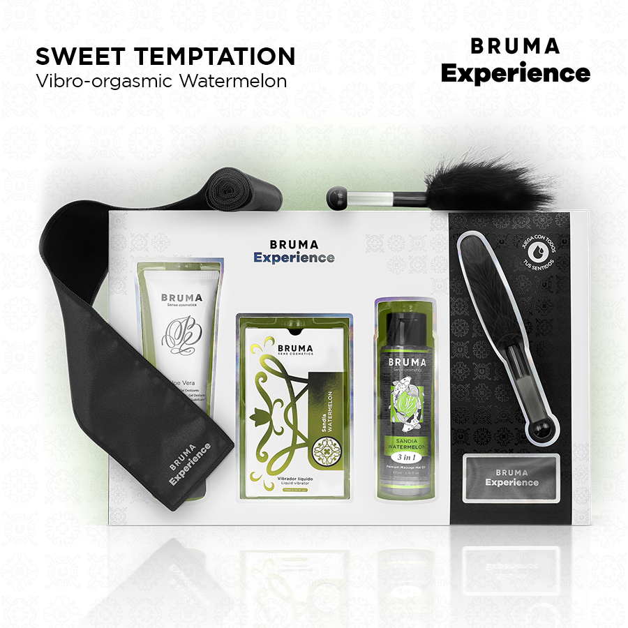 BRUMA XPERIENCE - WATERMELON VIBRATORY ORGASMIC SOFT TEMPTATION KIT