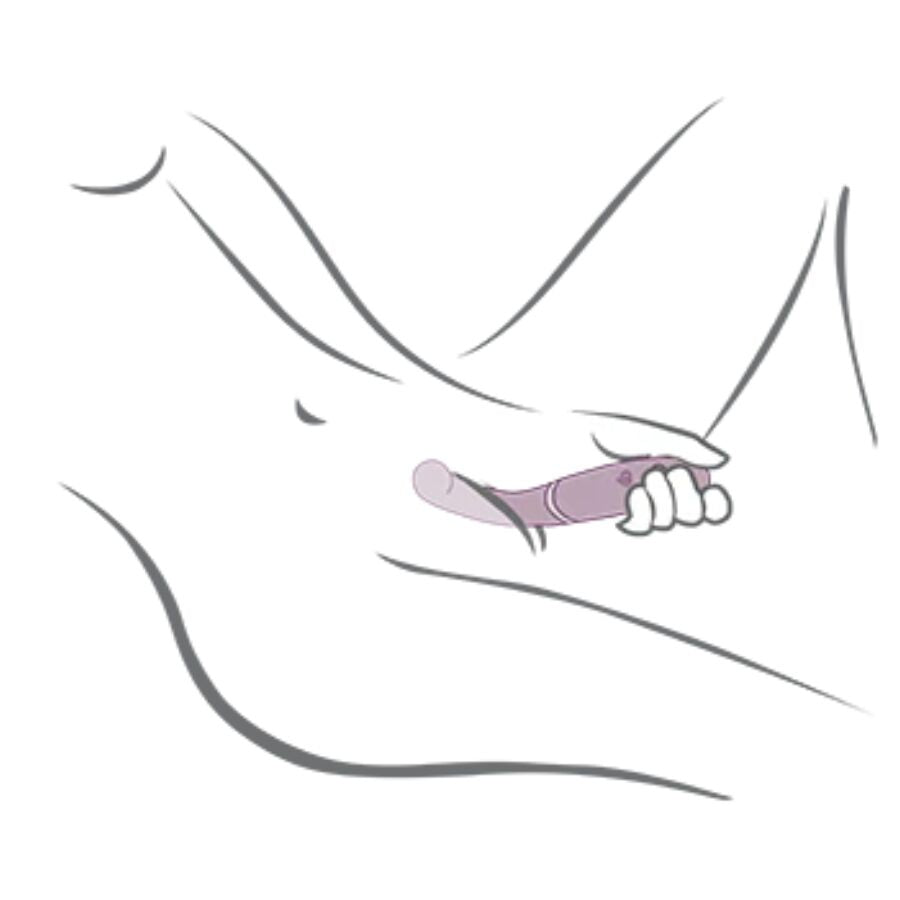 ROCKS-OFF - GEMINI DOUBLE VIBRATOR CLITORIS G-SPOT STIMULATOR PURPLE