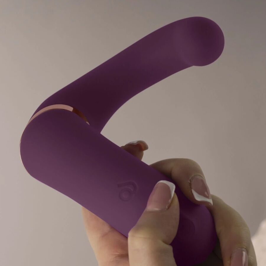 ROCKS-OFF - GEMINI DOUBLE VIBRATOR CLITORIS G-SPOT STIMULATOR PURPLE